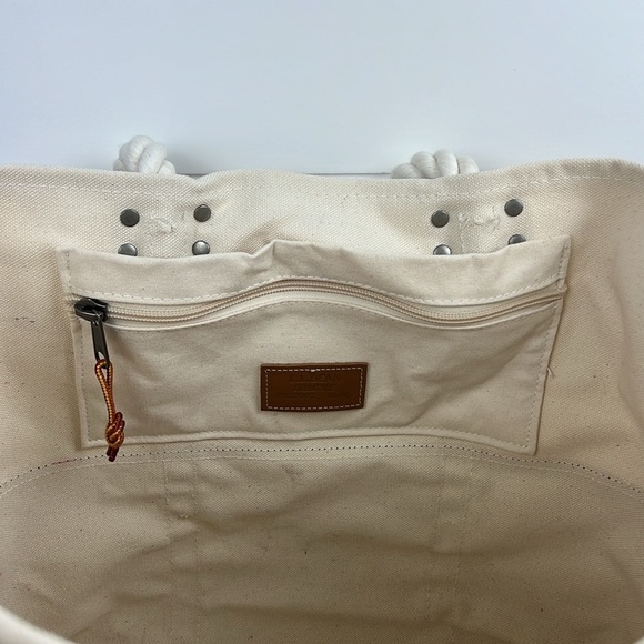 LL bean boat and tote rope handle bag - Picture 4 of 9